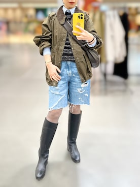 「GUCCI（グッチ）のアイテム（シューズ）」を使った、jolinwangさん（レディース・159cm）の秋コーディネート