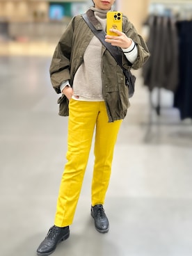 「UNITED ARROWS（ユナイテッドアローズ）のアイテム」を使った、jolinwangさん（レディース・159cm）の秋コーディネート