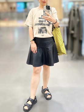 「アイテム（ブレスレット）」を使った、jolinwangさん（レディース・159cm）の秋コーディネート