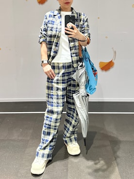 「UNIQLO（ユニクロ）のアイテム（テーラードジャケット、その他）」を使った、jolinwangさん（レディース・159cm）の秋コーディネート