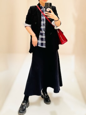 「PRADA（プラダ）のアイテム」を使った、jolinwangさん（レディース・159cm）の春コーディネート