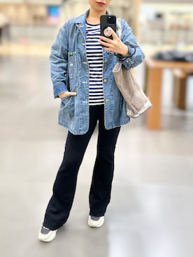 「アイテム（エコバッグ/サブバッグ）」を使った、jolinwangさん（レディース・159cm）の秋コーディネート