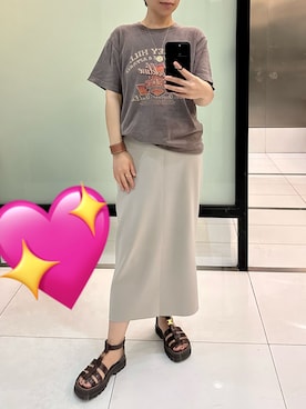 「Maje（マジェ）のアイテム」を使った、jolinwangさん（レディース・159cm）の夏コーディネート