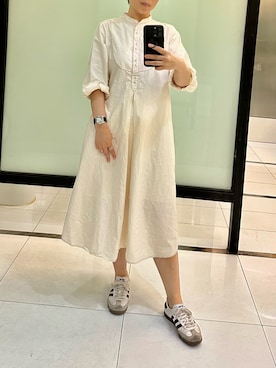 「SHIPS（シップス）のアイテム（ワンピース/ドレス）」を使った、jolinwangさん（レディース・159cm）の夏コーディネート