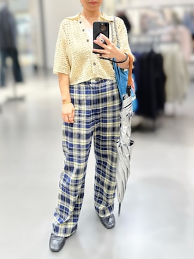 TODAYFUL（トゥデイフル）の「ストライプパフブラウス（シャツ