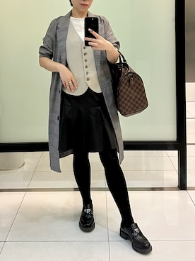 「MOUSSY（マウジー）のアイテム（ジャケット/アウター）」を使った、jolinwangさん（レディース・159cm）の秋コーディネート