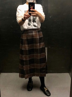 「ISABEL MARANT（イザベルマラン）のアイテム（スリッポン）」を使った、jolinwangさん（レディース・159cm）の秋コーディネート
