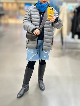 「GUCCI（グッチ）のアイテム」を使った、jolinwangさん（レディース・159cm）の冬コーディネート