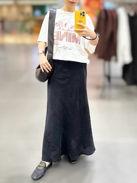 「Deuxieme Classe（ドゥーズィエムクラス）のアイテム」を使った、jolinwangさん（レディース・159cm）の秋コーディネート