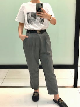 「ISABEL MARANT（イザベルマラン）のアイテム（サンダル）」を使った、jolinwangさん（レディース・159cm）の秋コーディネート