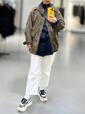 「TOD’S（トッズ）のアイテム」を使った、jolinwangさん（レディース・159cm）の秋コーディネート