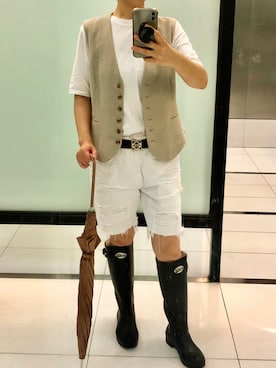 「ROCK FISH（ロックフィッシュ）のアイテム」を使った、jolinwangさん（レディース・159cm）の夏コーディネート