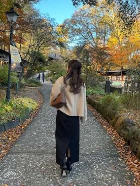 「BEAUTY&YOUTH UNITED ARROWS(ビューティーアンドユースユナイテッドアローズ)のアイテム」を使った、ウナさん(レディース・155cm)の秋コーディネート