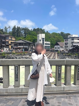 「JUNOAH（ジュノア）のアイテム（オールインワン・サロペット）」を使った、🐏さん（レディース・152cm）の春コーディネート