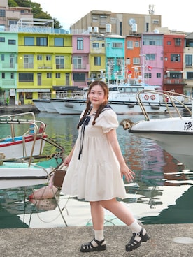 「gracegift（グレースギフト）のアイテム」を使った、ㄙㄚㄩㄚさん（レディース・160cm）の秋コーディネート