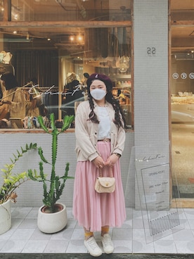「無印良品（ムジルシリョウヒン）のアイテム（その他シューズ）」を使った、ㄙㄚㄩㄚさん（レディース・160cm）の秋コーディネート