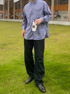 吉岡一保さん（メンズ・180cm）の冬コーディネート