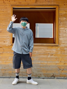 「通勤穿搭」｜Gorbinzsheさん（メンズ・170cm）の春コーディネート