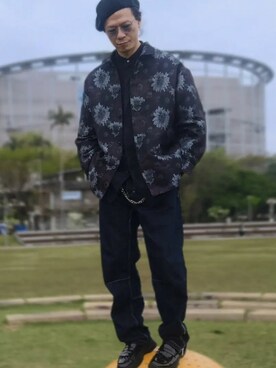 「HARE（ハレ）のアイテム（その他アウター）」を使った、Nさん（メンズ・178cm）の春コーディネート