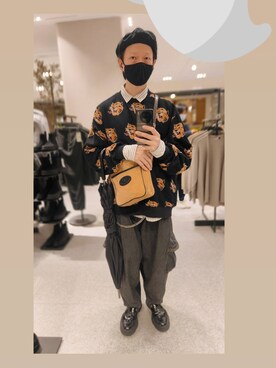 「ZARA（ザラ）のアイテム（スリッポン）」を使った、Nさん（メンズ・178cm）の春コーディネート