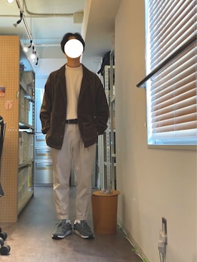 「UP START（アップスタート）のアイテム（ジャケット/アウター）」を使った、k@zuさん（メンズ・165cm）の春コーディネート