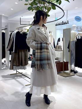 「Andemiu（アンデミュウ）のアイテム」を使った、hanaka.さん（レディース・171cm）の秋コーディネート