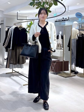 「Andemiu（アンデミュウ）のアイテム」を使った、hanaka.さん（レディース・171cm）の秋コーディネート