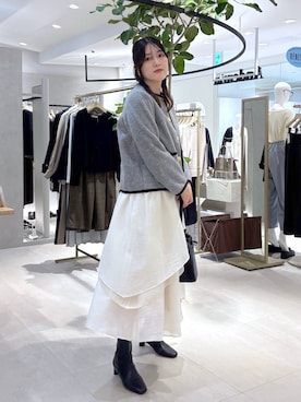 「Andemiu（アンデミュウ）のアイテム」を使った、hanaka.さん（レディース・171cm）の秋コーディネート