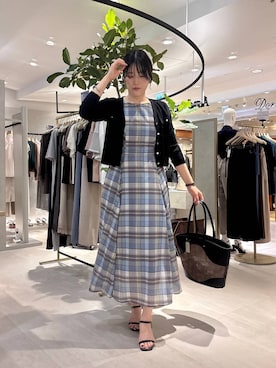 「Andemiu（アンデミュウ）のアイテム」を使った、hanaka.さん（レディース・171cm）の夏コーディネート