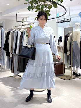 「Andemiu（アンデミュウ）のアイテム」を使った、hanaka.さん（レディース・171cm）の秋コーディネート