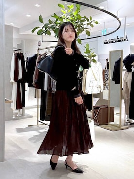 「Andemiu（アンデミュウ）のアイテム」を使った、hanaka.さん（レディース・171cm）の夏コーディネート