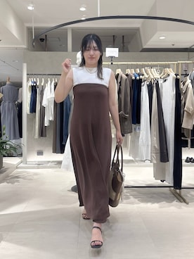 「Andemiu（アンデミュウ）のアイテム」を使った、hanaka.さん（レディース・171cm）の夏コーディネート