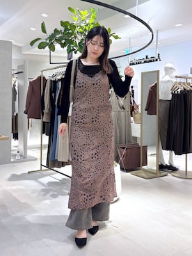 「Andemiu（アンデミュウ）のアイテム」を使った、hanaka.さん（レディース・171cm）の夏コーディネート