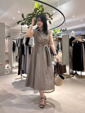 「Andemiu（アンデミュウ）のアイテム」を使った、hanaka.さん（レディース・171cm）の夏コーディネート