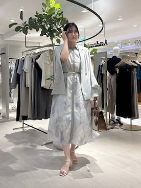 「Andemiu（アンデミュウ）のアイテム」を使った、hanaka.さん（レディース・171cm）の夏コーディネート