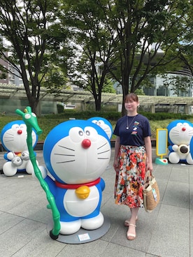 「アイテム（アクセサリー）」を使った、北澤 希世子さん（レディース・165cm・30代）の夏コーディネート