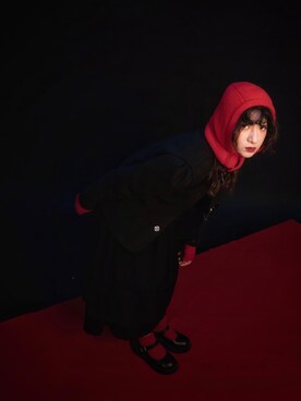 「国潮」｜kakayileeさん（レディース・163cm）の冬コーディネート