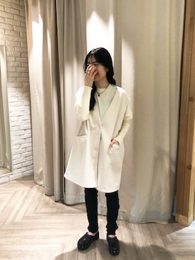 「Kastane（カスタネ）のアイテム（リング）」を使った、mayukoさん（レディース・158cm）の冬コーディネート