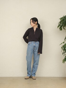 「ONEME（ワンム）のアイテム」を使った、mayukoさん（レディース・158cm）の冬コーディネート