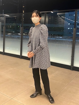 「GHOSPELL（ゴスペル）のアイテム」を使った、mayukoさん（レディース・158cm）の冬コーディネート