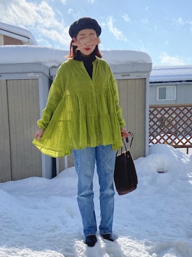 tsupiさん（レディース・152cm）の冬コーディネート