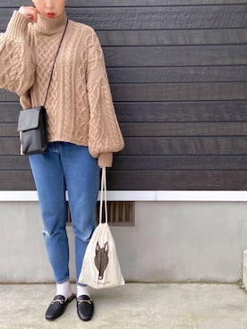 tsupiさん(レディース・152cm)の冬コーディネート