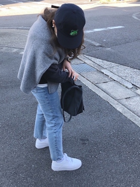「H&M（エイチ・アンド・エム）のアイテム（デニムパンツ）」を使った、Nana...★さん（レディース・157cm）の秋コーディネート