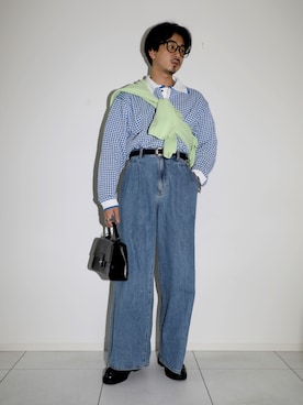 「TOGA PULLA（トーガ　プルラ）のアイテム」を使った、Toshikiさん（メンズ・168cm）の秋コーディネート