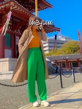 「GRL（グレイル）のアイテム（テーラードジャケット）」を使った、Mayumiさん（レディース・163cm）の春コーディネート