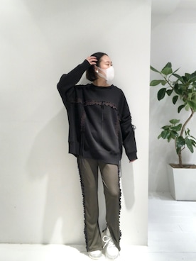 「ロイヤルフラッシュ」｜「アイテム（スウェット）」を使った、chieさん（レディース・146cm）の秋コーディネート