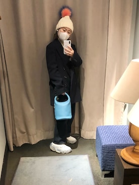 「ROBES&CONFECTIONS（ローブスコンフェクションズ）のアイテム（ジャケット/アウター）」を使った、chieさん（レディース・146cm）の冬コーディネート