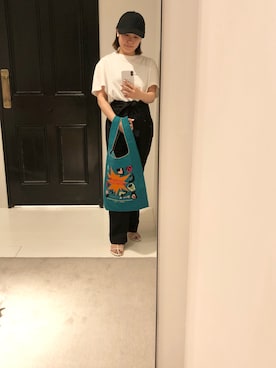 「Lucien Pellat-Finet（ルシアンペラフィネ）のアイテム（バッグ）」を使った、chieさん（レディース・146cm）の夏コーディネート