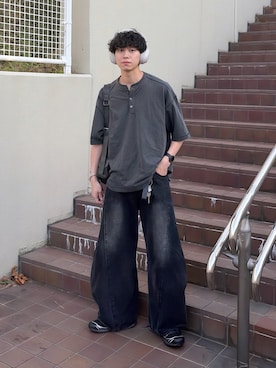 「SLICK（スリック）のアイテム」を使った、たいがさん（メンズ・172cm）の夏コーディネート