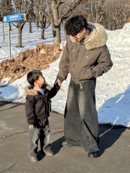 mushwear（マッシュウェア） ブルゾン アウター ボリュームファー